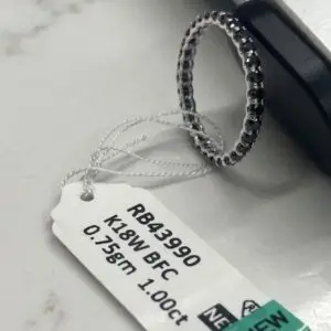 White Gold Black Diamond